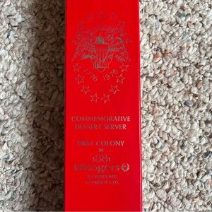 NEW (1976) 1881 Roger’s Silver-plate Dessert Server Spoon In Box ONEIDA Antique